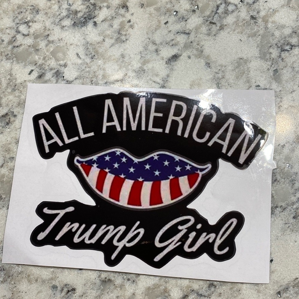 NEW Large “Trump Girl” Sticker - Perfect for Cars - Picture 2 of 2